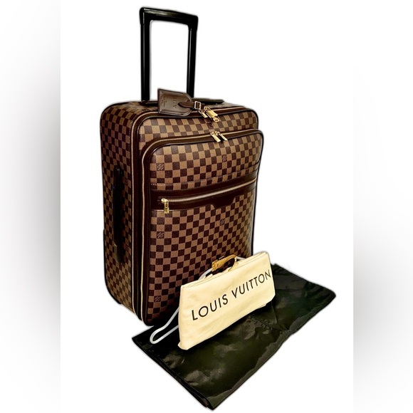 Louis Vuitton Handbags - Louis Vuitton Pegase Business 55 “Pristine” Damier Ebene Suitcase Unisex Bag